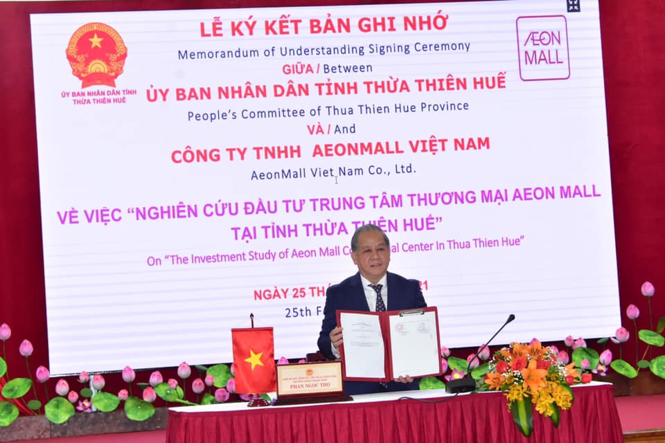 Aeon Mall được thúc đẩy đầu tư với tổng ngân sách lên đến 170 triệu USD