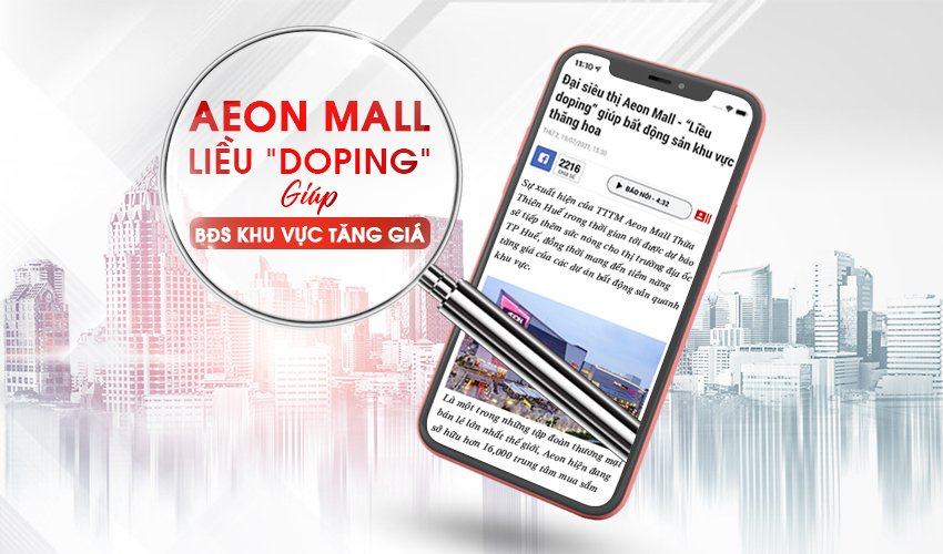 Aeon Mall hình thành - Bất động sản khu vực tăng giá