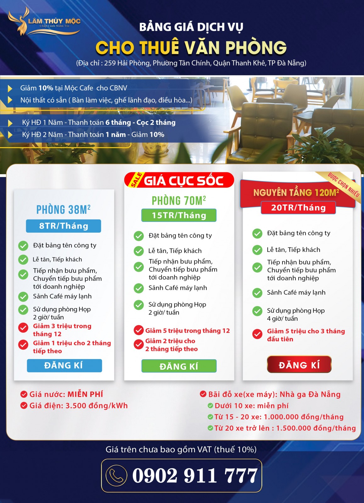 văn phòng cho thuê quận thanh khê