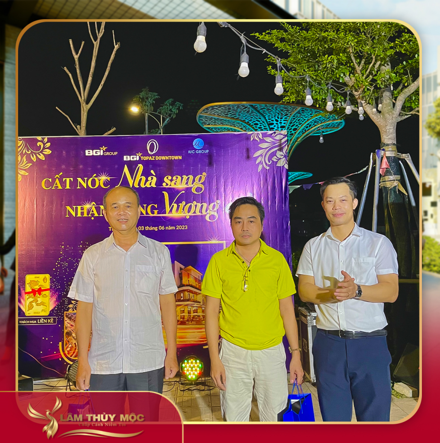 Lâm Thủy Mộc Bùng Nổ Giao Dịch Tại Lễ Cất Nóc & Giới Thiệu Dự Án BGI Topaz Downtown