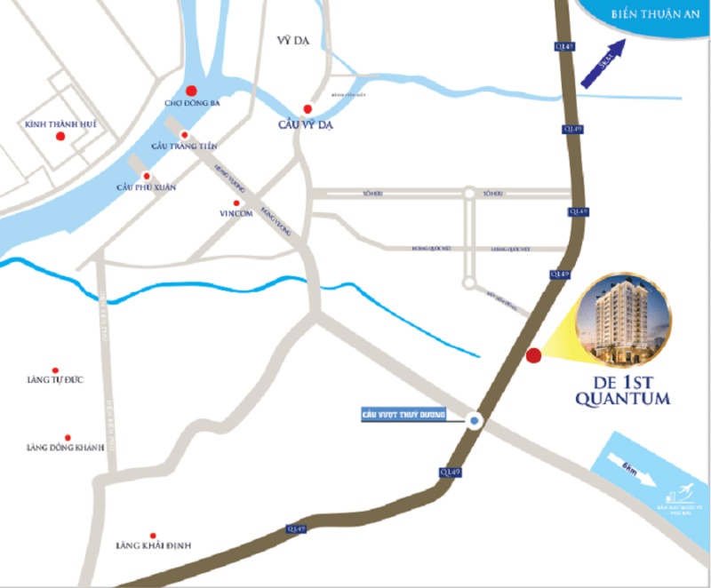 De 1st Quantum sở hữu vị trí trung tâm của trung tâm