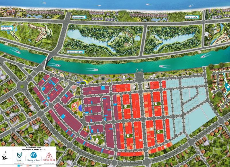 Mặt bằng tổng thể dự án Mallorca River City