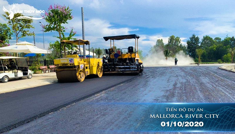 Tiến độ xây dựng Mallorca River City ngày 1/10/2020