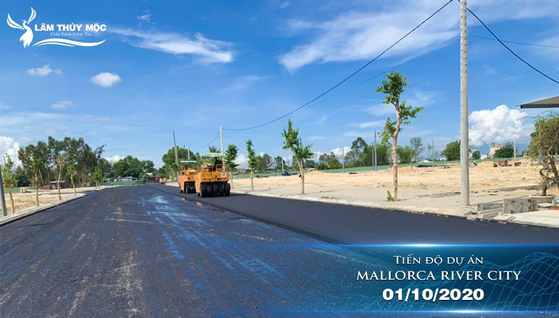 Các tuyến đường lớn được rải nhựa