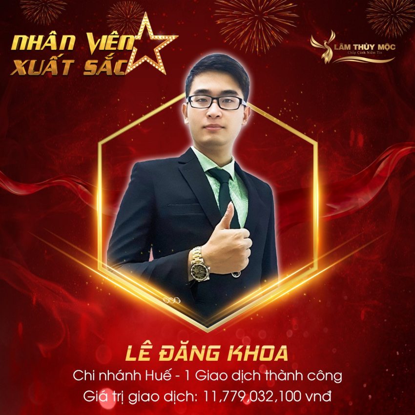 Lê Đăng Khoa - Nhân viên kinh doanh chi nhánh Huế