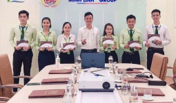 Chủ đầu tư Minh Linh Group thưởng nóng các chiến binh Lâm Thủy Mộc